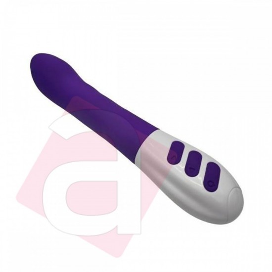 10 Fonksiyonlu Şarjlı G-Spot Orgazm Vibratörü 15,5cm