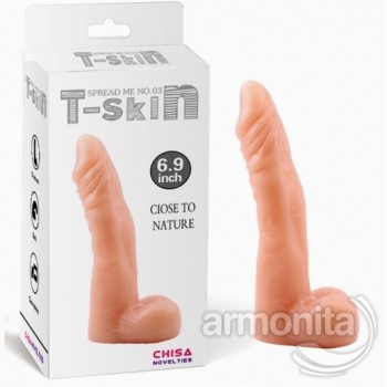 T-Skin İnce Uç Anal Realistik Penis