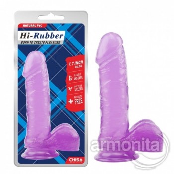 Hi-Rubber Yumuşak Jel Doku Realistik Dildo 